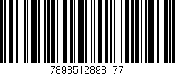 Código de barras (EAN, GTIN, SKU, ISBN): '7898512898177'