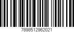 Código de barras (EAN, GTIN, SKU, ISBN): '7898512962021'