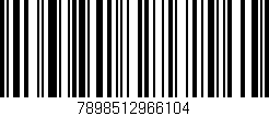 Código de barras (EAN, GTIN, SKU, ISBN): '7898512966104'