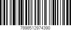 Código de barras (EAN, GTIN, SKU, ISBN): '7898512974390'