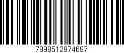 Código de barras (EAN, GTIN, SKU, ISBN): '7898512974697'