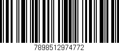 Código de barras (EAN, GTIN, SKU, ISBN): '7898512974772'