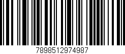 Código de barras (EAN, GTIN, SKU, ISBN): '7898512974987'