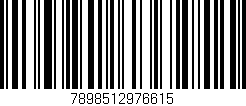 Código de barras (EAN, GTIN, SKU, ISBN): '7898512976615'