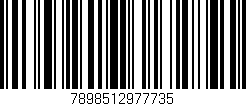 Código de barras (EAN, GTIN, SKU, ISBN): '7898512977735'