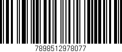 Código de barras (EAN, GTIN, SKU, ISBN): '7898512978077'