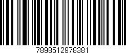 Código de barras (EAN, GTIN, SKU, ISBN): '7898512978381'