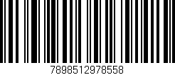 Código de barras (EAN, GTIN, SKU, ISBN): '7898512978558'