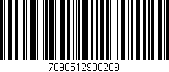 Código de barras (EAN, GTIN, SKU, ISBN): '7898512980209'