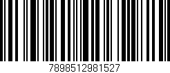 Código de barras (EAN, GTIN, SKU, ISBN): '7898512981527'