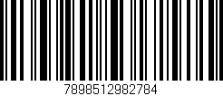 Código de barras (EAN, GTIN, SKU, ISBN): '7898512982784'