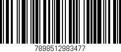 Código de barras (EAN, GTIN, SKU, ISBN): '7898512983477'