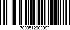 Código de barras (EAN, GTIN, SKU, ISBN): '7898512983897'