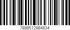Código de barras (EAN, GTIN, SKU, ISBN): '7898512984634'
