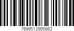 Código de barras (EAN, GTIN, SKU, ISBN): '7898512985662'