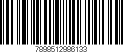 Código de barras (EAN, GTIN, SKU, ISBN): '7898512986133'