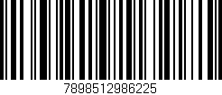 Código de barras (EAN, GTIN, SKU, ISBN): '7898512986225'