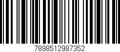 Código de barras (EAN, GTIN, SKU, ISBN): '7898512987352'