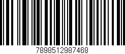 Código de barras (EAN, GTIN, SKU, ISBN): '7898512987468'