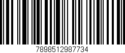 Código de barras (EAN, GTIN, SKU, ISBN): '7898512987734'