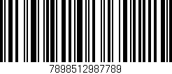 Código de barras (EAN, GTIN, SKU, ISBN): '7898512987789'