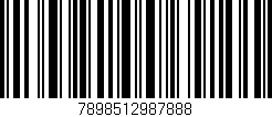 Código de barras (EAN, GTIN, SKU, ISBN): '7898512987888'
