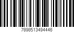 Código de barras (EAN, GTIN, SKU, ISBN): '7898513494446'