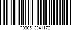 Código de barras (EAN, GTIN, SKU, ISBN): '7898513841172'