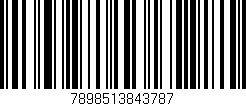 Código de barras (EAN, GTIN, SKU, ISBN): '7898513843787'