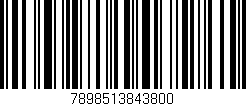 Código de barras (EAN, GTIN, SKU, ISBN): '7898513843800'
