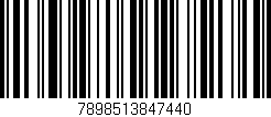 Código de barras (EAN, GTIN, SKU, ISBN): '7898513847440'