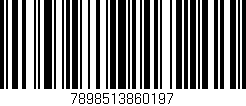 Código de barras (EAN, GTIN, SKU, ISBN): '7898513860197'