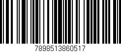 Código de barras (EAN, GTIN, SKU, ISBN): '7898513860517'