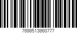 Código de barras (EAN, GTIN, SKU, ISBN): '7898513860777'