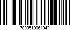 Código de barras (EAN, GTIN, SKU, ISBN): '7898513861347'