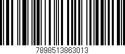 Código de barras (EAN, GTIN, SKU, ISBN): '7898513863013'