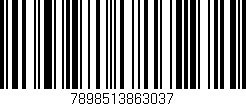 Código de barras (EAN, GTIN, SKU, ISBN): '7898513863037'