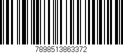 Código de barras (EAN, GTIN, SKU, ISBN): '7898513863372'