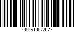 Código de barras (EAN, GTIN, SKU, ISBN): '7898513872077'