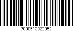 Código de barras (EAN, GTIN, SKU, ISBN): '7898513922352'