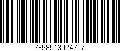 Código de barras (EAN, GTIN, SKU, ISBN): '7898513924707'
