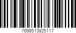 Código de barras (EAN, GTIN, SKU, ISBN): '7898513925117'