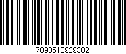 Código de barras (EAN, GTIN, SKU, ISBN): '7898513929382'