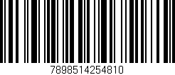 Código de barras (EAN, GTIN, SKU, ISBN): '7898514254810'