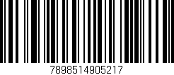 Código de barras (EAN, GTIN, SKU, ISBN): '7898514905217'
