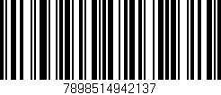 Código de barras (EAN, GTIN, SKU, ISBN): '7898514942137'
