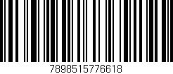 Código de barras (EAN, GTIN, SKU, ISBN): '7898515776618'