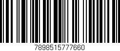 Código de barras (EAN, GTIN, SKU, ISBN): '7898515777660'