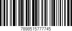 Código de barras (EAN, GTIN, SKU, ISBN): '7898515777745'