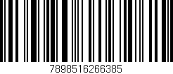 Código de barras (EAN, GTIN, SKU, ISBN): '7898516266385'